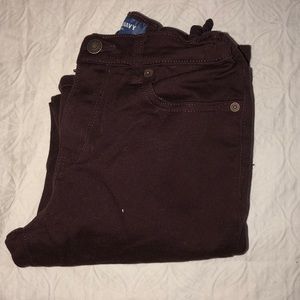 Boy’s Maroon Slim Fit Denim Jean Size 10